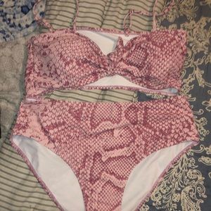 Brand new Snakeskin bikini